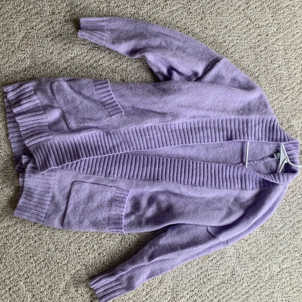 Purple cardigan AE